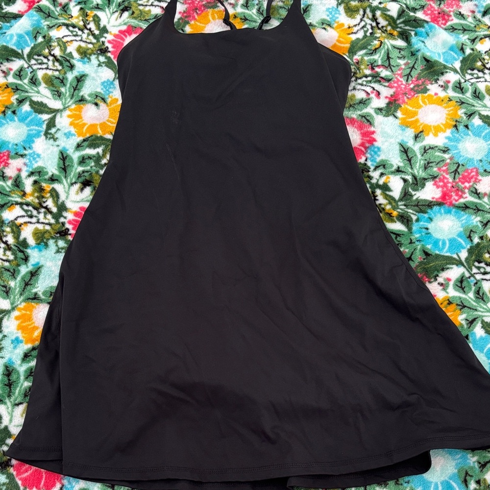 Black Tennis Skirt Dress
